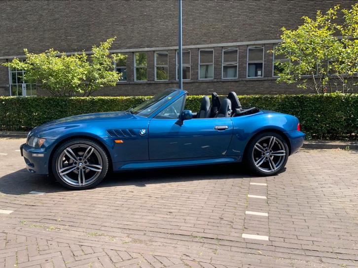 BMW Z3 1.9 I Roadster 2001 - unieke kleur blauw, Auto's, BMW, Particulier, Z3, Airconditioning, Centrale vergrendeling, Elektrische stoelverstelling