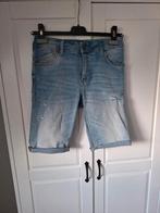 Korte spijkerbroek slim fit Bleu Ridge knoopsgaten elastiek, Broek, Ophalen of Verzenden, Zo goed als nieuw, Bleu Ridge