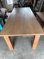 Houten Eettafel - Robuust Design, Huis en Inrichting, Ophalen, Gebruikt, 100 tot 150 cm, Eikenhout