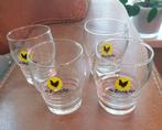 4 de zwarte kip advocaat glaasjes, Verzamelen, Glas en Borrelglaasjes, Ophalen of Verzenden, Zo goed als nieuw, Borrel- of Shotglas