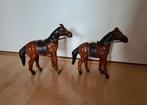 Leren paard lederen leer beeld paarden bruin, Ophalen of Verzenden, Zo goed als nieuw, Paard, Beeldje of Figuurtje