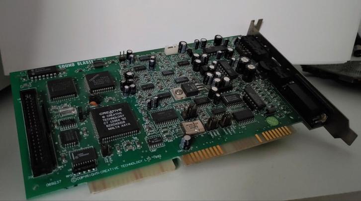 Creative Soundblaster Pro2  ISA (stereo) - incl. verzendkstn, Computers en Software, Vintage Computers, Ophalen of Verzenden