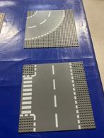 Lego 2 donker grijze wegenplaten straat platen, Kinderen en Baby's, Speelgoed | Duplo en Lego, Ophalen, Gebruikt, Lego