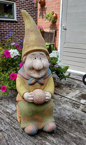 Kabouter - tuinkabouter - gnome - ca. 42 cm hoog - keramiek beschikbaar voor biedingen