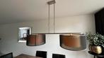 Hanglamp RVS met Zwarte Kappen, Ophalen, Gebruikt, Modern, Metaal