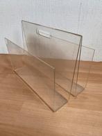 Vintage lectuurbak plexiglas, Huis en Inrichting, Woonaccessoires | Krantenbakken en Lectuurbakken, Ophalen of Verzenden, Gebruikt