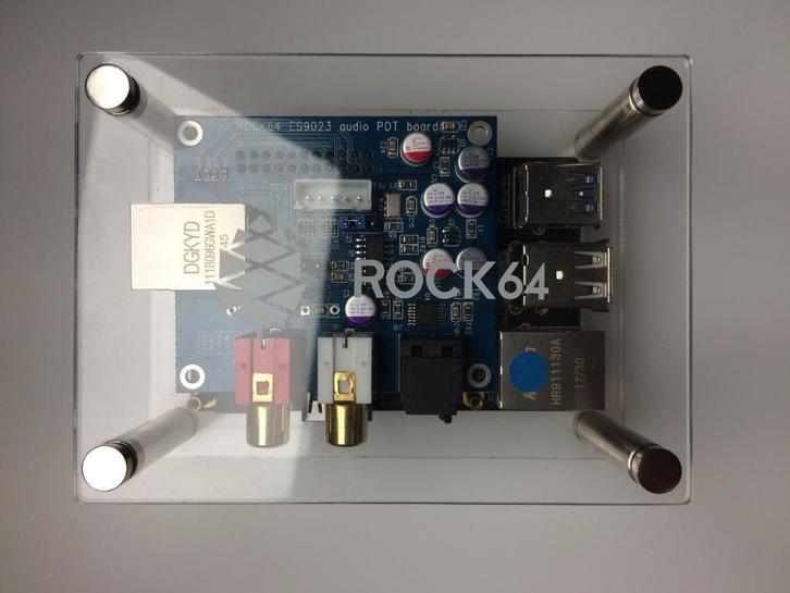 Pine 64, Rock64 + Audio DAC ADD-ON Board, Computers en Software, Moederborden, Nieuw, Overige typen, DDR4, Ophalen of Verzenden