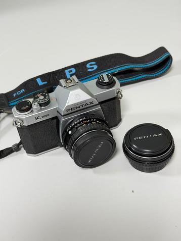 Pentax K1000 35mm Film SLR Analoog Camera + 50mm lens ! beschikbaar voor biedingen