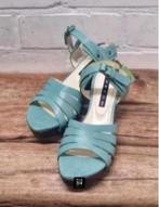 Muxart - Prachtige leren klompjes - sandalen maat 36 - Nieuw, Blauw, Nieuw, Muxart, X