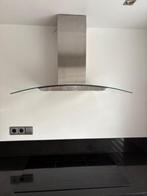 Te koop: RVS afzuigkap 90 cm., Witgoed en Apparatuur, Afzuigkappen, Ophalen, Gebruikt, Wandschouwkap, 400 tot 600 m³ per uur