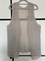 ZGAN vest mouwloos open ajour zandkleur maat 48-50, Beige, Maat 46/48 (XL) of groter, Ophalen of Verzenden, Zo goed als nieuw