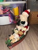 Kerst beeld kerstman in boot, Ophalen