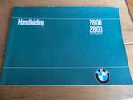 Instructieboek BMW 2800, 2800 Automatic 1969, mooie staat!, Ophalen of Verzenden