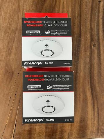 2x rookmelders FireAngel | Nieuw | “Houdbaar” t/m 2033 beschikbaar voor biedingen