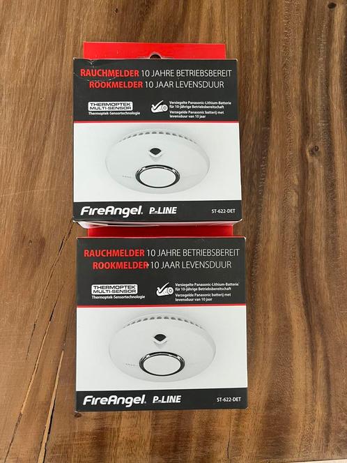 2x rookmelders FireAngel | Nieuw | “Houdbaar” t/m 2033, Doe-het-zelf en Verbouw, Alarmsystemen, Zo goed als nieuw, Detector, Sensor of Melder