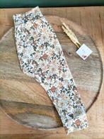 Broekje/legging 86/92 'Bloemen peach • Handgemaakt, Broekje, Nieuw, Ophalen of Verzenden, Saluty's kinder- en kraamcadeaus