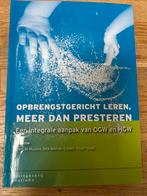 Opbrengstgericht leren, meer dan presteren, Ophalen of Verzenden, Zo goed als nieuw, Sociale wetenschap