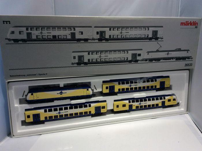 Marklin 26533 treinset metronom, Hobby en Vrije tijd, Modeltreinen | H0, Zo goed als nieuw, Treinset, Wisselstroom, Märklin, Ophalen of Verzenden