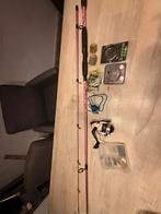 Vishengel roze tanager camo 2, Ophalen, Zo goed als nieuw, Complete set