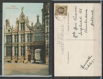 Brugge 1921 Palais du Franc Foto Ansichtkaart 938a jdu beschikbaar voor biedingen