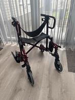 Te koop rolstoel rollator rood merk Drive, Ophalen, Opvouwbaar, Zo goed als nieuw
