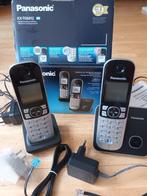 Panasonic duo, Telecommunicatie, Vaste telefoons | Handsets en Draadloos, Ophalen of Verzenden, Zo goed als nieuw, 2 handsets