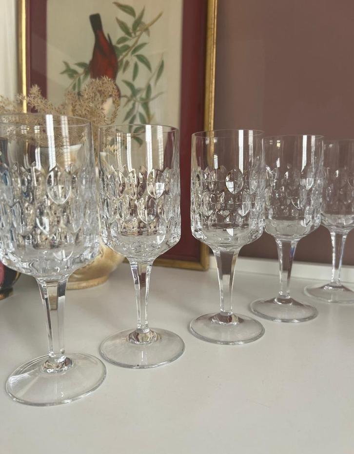 11 Loodkristallen Wijnglazen Granada van Peill & Putzler, Antiek en Kunst, Antiek | Glas en Kristal, Ophalen of Verzenden