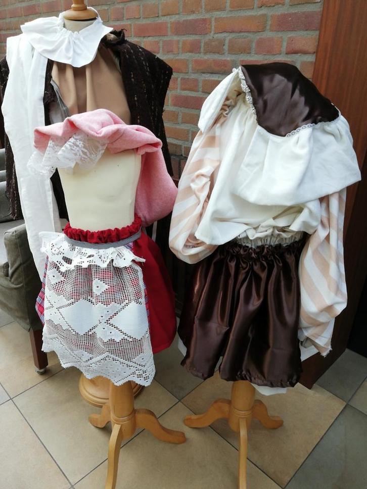 Historische kleding middeleeuwen/16e/17e eeuw antiek vintage, Kinderen en Baby's, Carnavalskleding en Verkleedspullen, Gebruikt