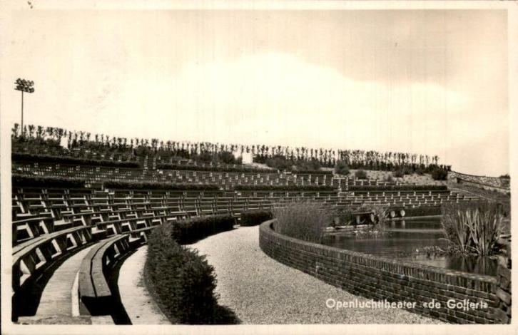 Openluchtttheater de Goffert, Verzamelen, Ansichtkaarten | Nederland, Gelopen, Gelderland, 1920 tot 1940, Ophalen of Verzenden