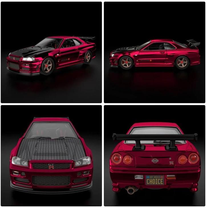 Hot Wheels RLC Nissan Skyline GT-R (BNR34) nieuw doos 251206, Kinderen en Baby's, Speelgoed | Speelgoedvoertuigen, Nieuw, Ophalen of Verzenden