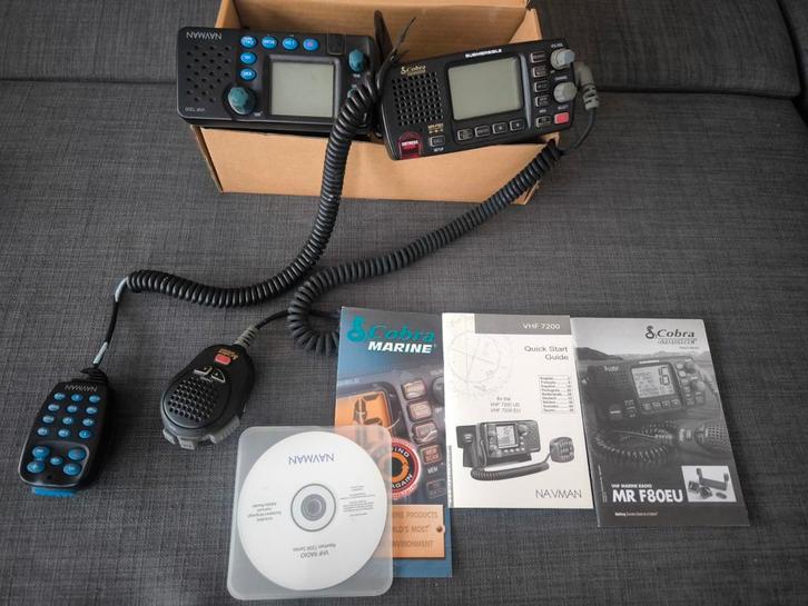 Marifoons: Navman VHF 7200 & Cobra MR F80EU, Watersport en Boten, Navigatiemiddelen en Scheepselektronica, Gebruikt, Radio, Ophalen of Verzenden