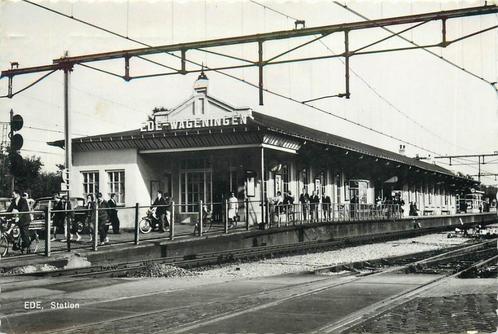 (701-195-017) Ede Station, Verzamelen, Ansichtkaarten | Nederland, Gelderland, Verzenden