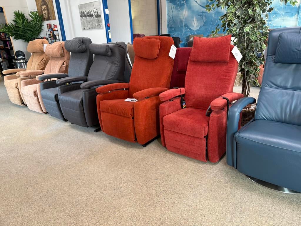 Prominent Meubelzorg Velderhof Gealux relax stoel fauteuils, Verzenden, Zo goed als nieuw, Al vanaf 395€ gratis bezorging regio utrecht