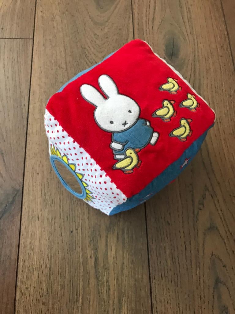 Nijntje kubus dobbelsteen denim kado verjaardag Sint Kerst, Ophalen, Zo goed als nieuw, Overige typen