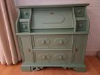Antiek klein Secretaire Bureau - Mintgroen, Ophalen
