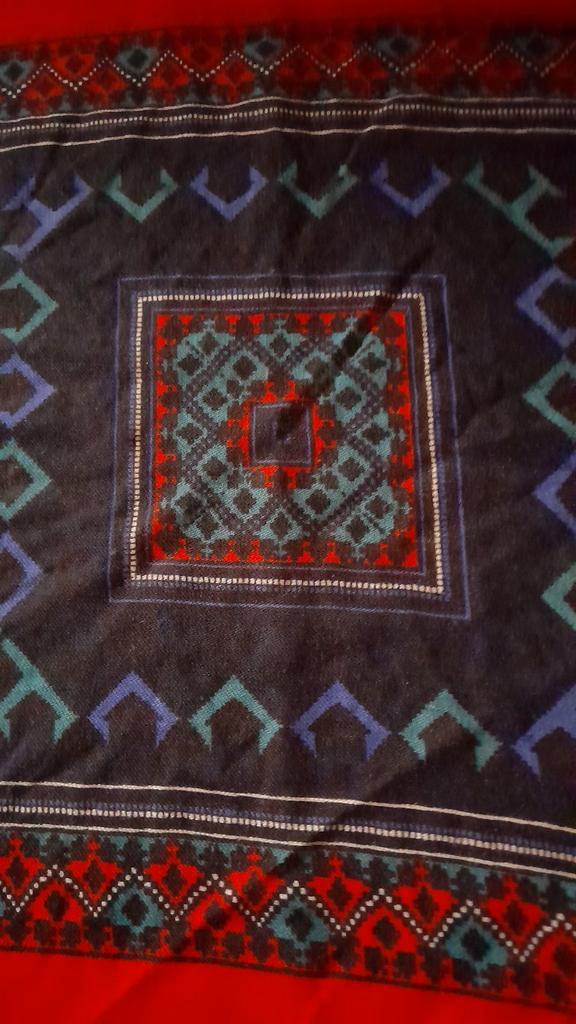 SJAAL 100% WOL, WOLLEN, OMSLAGDOEK vierkant, DOEK, Kleding | Dames, Overige Dameskleding, Zo goed als nieuw, Ophalen of Verzenden