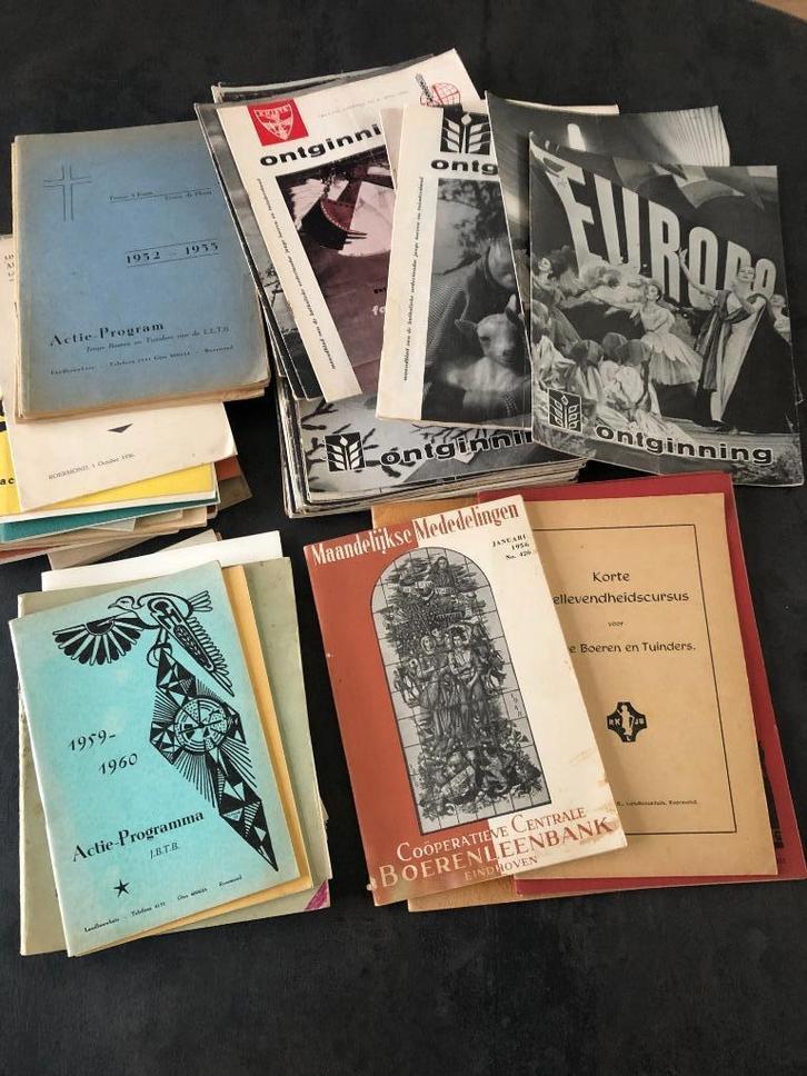 Oude boekjes landbouw jonge boeren 50e jaren, Boeken, Geschiedenis | Stad en Regio, Gelezen, 19e eeuw, Ophalen of Verzenden