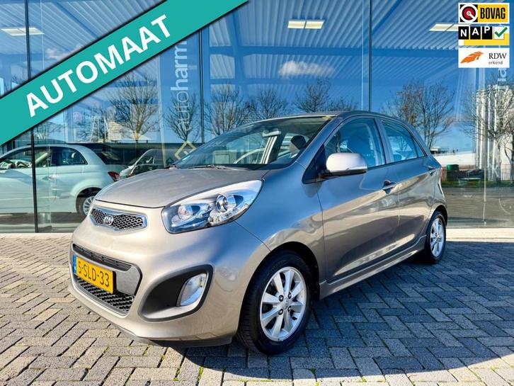 Kia Picanto 1.2 CVVT automaat Plus Pack, NAP, 5-deurs, Cruis, Auto's, Kia, Bedrijf, Te koop, Picanto, ABS, Airbags, Airconditioning