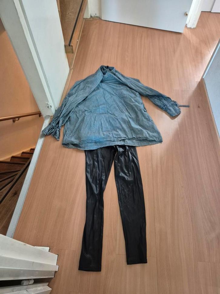 G-Star jurk en zwarte legging - Maat S, Kleding | Dames, Jurken, Maat 36 (S), Boven de knie, Ophalen of Verzenden