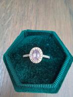  Betoverende Paarse Saffier Ring, Ophalen of Verzenden, Zo goed als nieuw, Goud, Overige merken