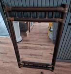 Vintage bamboe spiegel, Huis en Inrichting, Woonaccessoires | Spiegels, Ophalen, Gebruikt