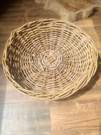 Te koop grote rieten dienblad /mand, Huis en Inrichting, Woonaccessoires | Schalen en Manden, Ophalen, Zo goed als nieuw, Rond