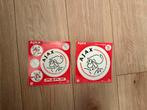 2 ajax stickervellen, Ophalen of Verzenden, Zo goed als nieuw, Ajax, Overige typen