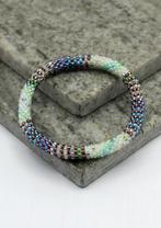 Glaskralen armband - tennessee - RB283, Overige materialen, Overige kleuren, Verzenden, Nieuw