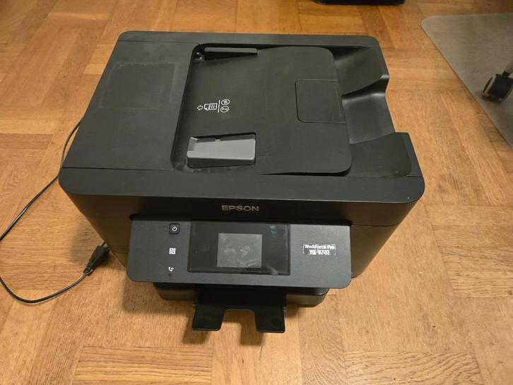 kleurenprinter + scanner Epson WF-4720 inktjet, Computers en Software, Printers, Gebruikt, All-in-one, Inkjetprinter, Kleur printen