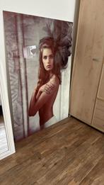 Glazen Schilderij - 110x160cm, Ophalen of Verzenden, Zo goed als nieuw, Schilderij, 100 tot 125 cm