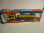 Tekno Scania 124C met kiptrailer, Hobby en Vrije tijd, Modelauto's | 1:50, Ophalen of Verzenden, Gebruikt, Bus of Vrachtwagen