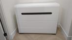 Witte hoogglans ladekast, Huis en Inrichting, Ophalen, Gebruikt, 100 tot 150 cm, 3 of 4 laden