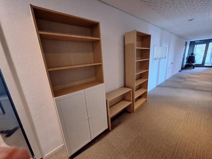 2 IKEA Billy kasten, Huis en Inrichting, Kasten | Boekenkasten, Gebruikt, 50 tot 100 cm, 200 cm of meer, 25 tot 50 cm, Ophalen