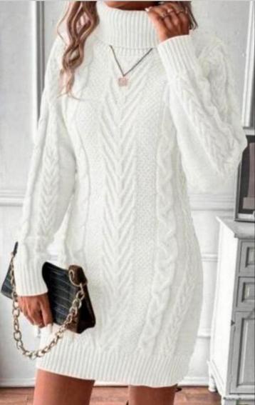 Witte Trui Jurk - Nieuw - Maat 36/S beschikbaar voor biedingen